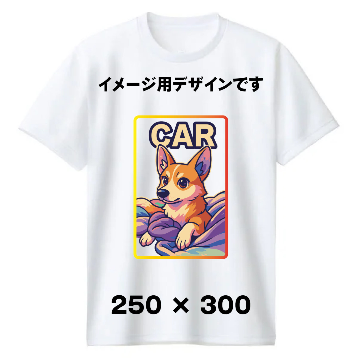 4.4オンス ドライT（小・大ロゴ／白黒）［2XL〜対応］